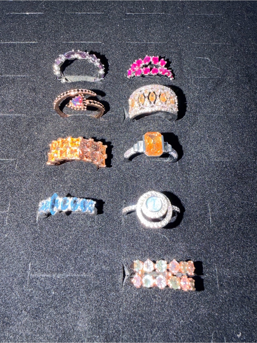 Bomb Party Size 9 Rings Lot of 9